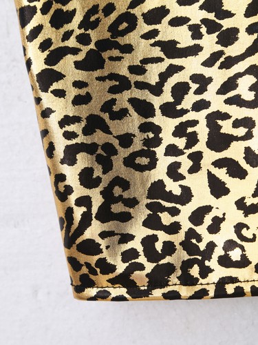 Damen-Minirock hochtailliert Kunstleder Bodycon lässig dehnbar kurze Clubwear - Bild 115 von 121