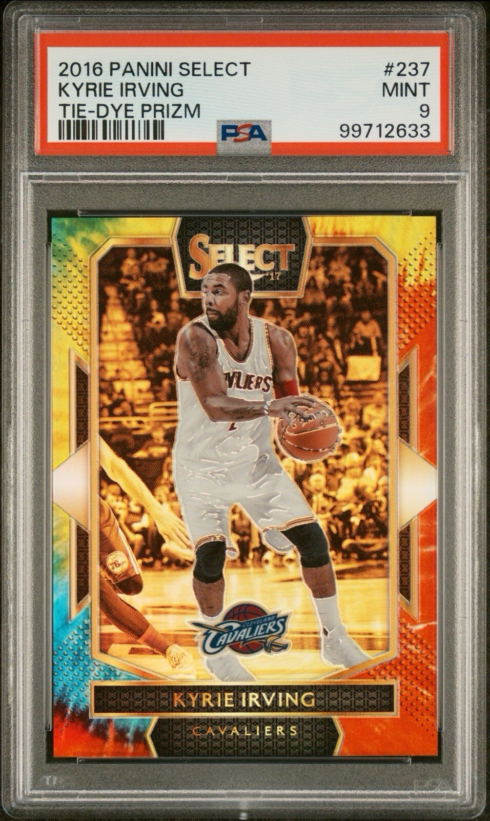 2016-17 Panini Select Kyrie Irving Courtside Tie-Dye Prizm #237 /25