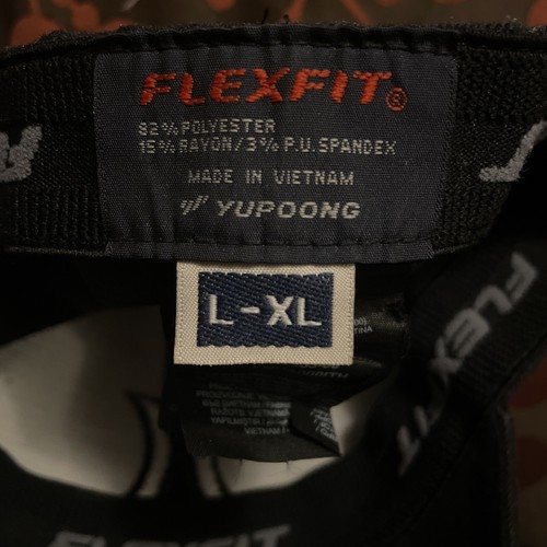 Hurley Flexfit Curved Bill Baseball Black on Black Hat size L/XL - Picture 7 of 8