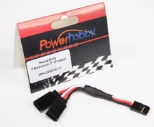 New Harness Futaba Connector / 3" Y Servo Extension Heavy Duty