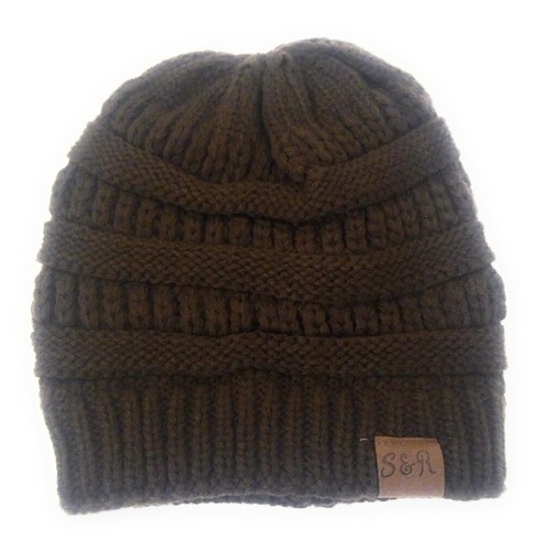 Sunshine & Rodeos Winter Fall Toboggan Knitted Acrylic Western Skully Beanie Hat - Picture 2 of 4