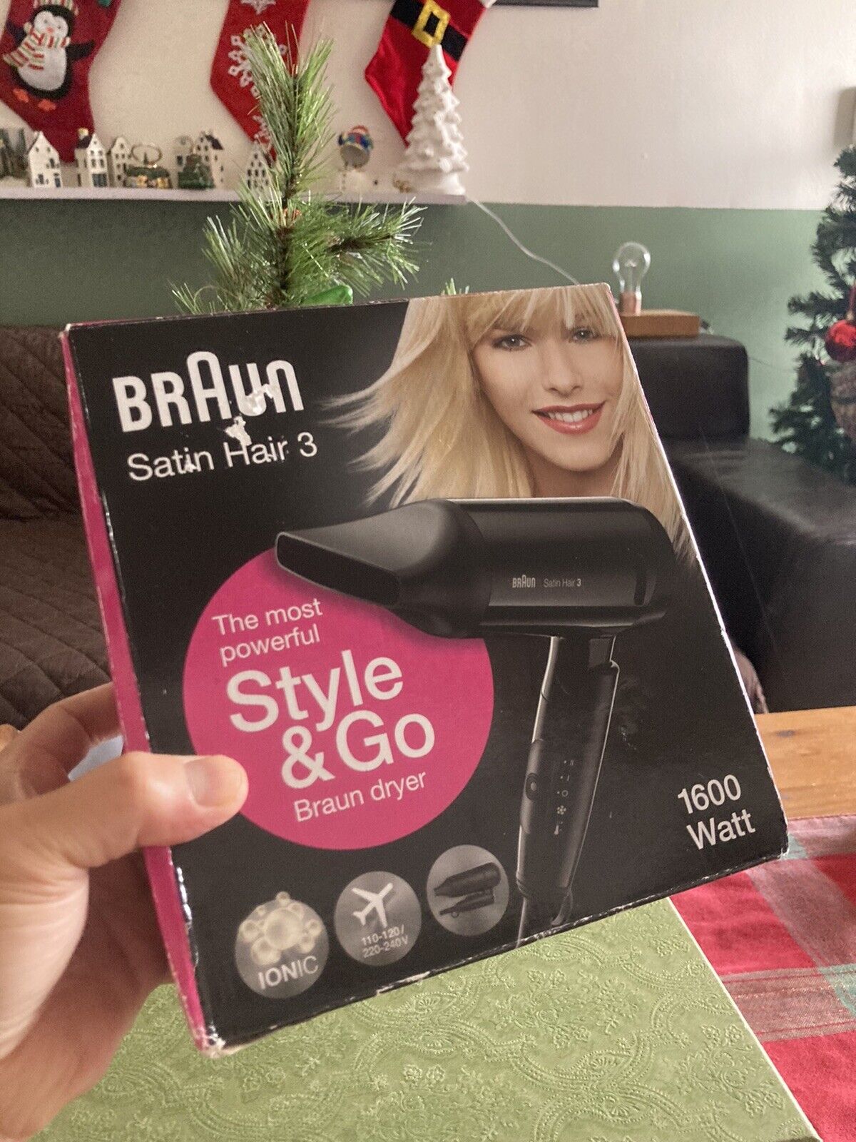 Braun Satin Hair 3 HD350 Style & Go Dryer Of Hair Travel Foldable Dual  Voltage | eBay