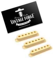 CREAM SINGLE COIL GUITAR PICKUP COVERS FOR FENDER STRATOCASTER STRAT 3  NEW 