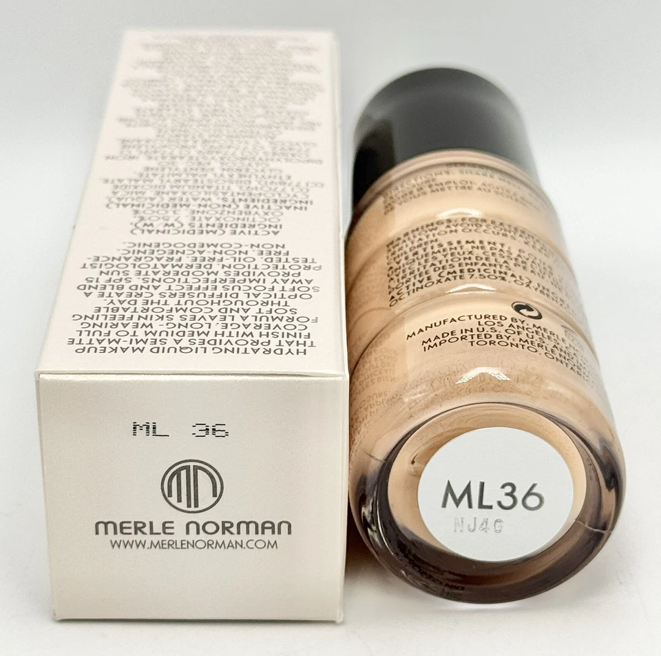 Merle Norman Flawless Effect Liquid Foundation - ML36 - 1 fl. oz. Full Size - Image 3 of 4