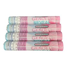 Tulip Color Blasters Gender Reveal PINK "Its A Girl" Set Of 4