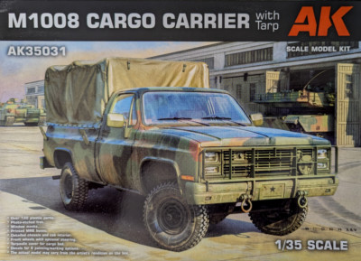 AK Interactive AK35031 - 1:35  M1008 CARGO CARRIER WITH TARP