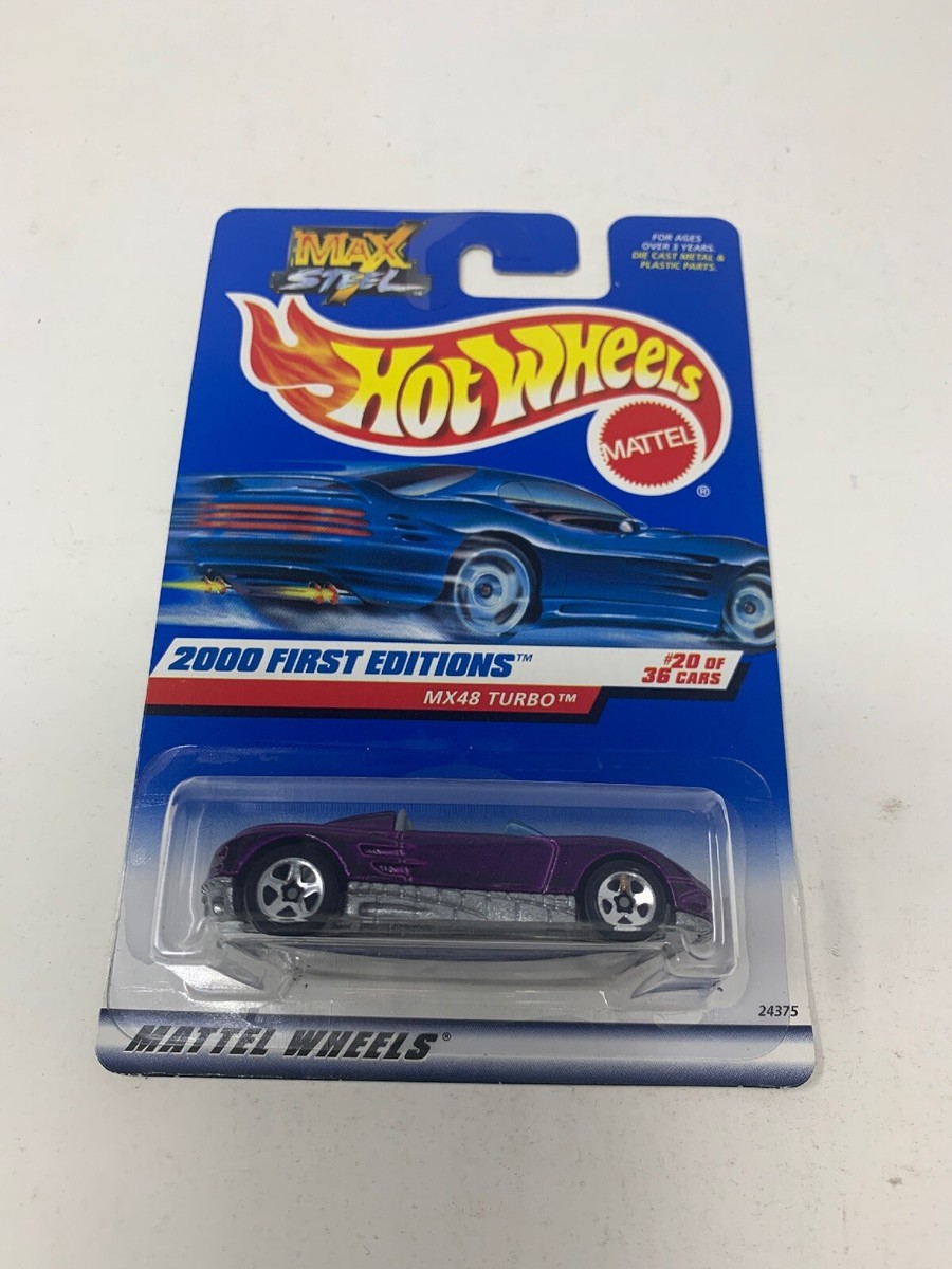 2000 HOT WHEEL FIRST EDITIONS 080 #20/36 MX48 TURBO *PURPLE