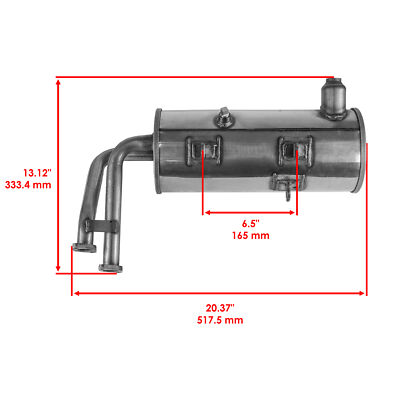 Exhaust Muffler For Kawasaki Mule 2500 2510 KAF620 1994-2000