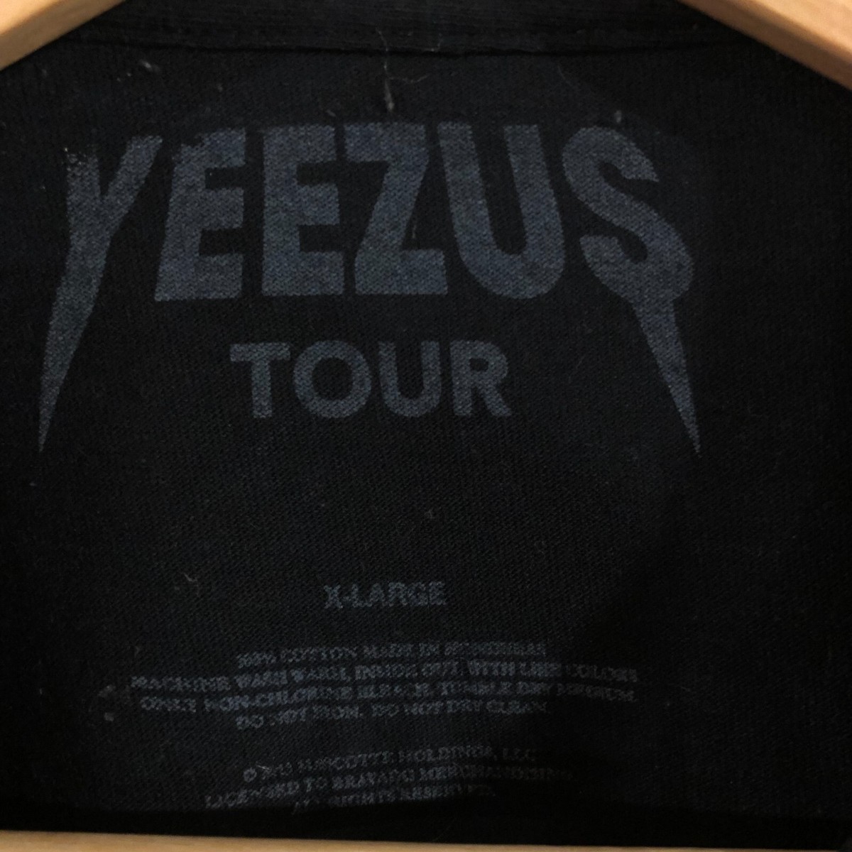 100% Authentic 2013 YEEZUS Tour T-Shirt Sz XL Kanye West