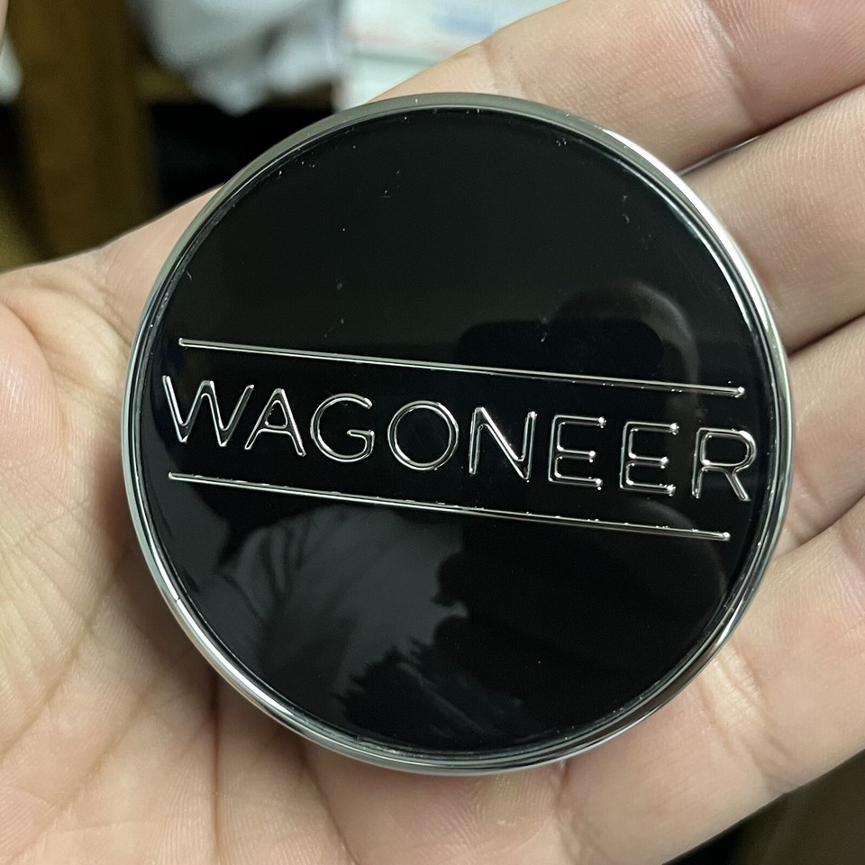 JEEP GRAND WAGONEER CENTER CAP COVER 20222024 04755498AA Black Face eBay