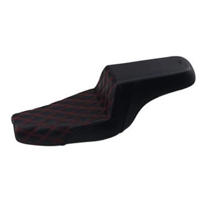 Saddlemen Step Up Seat -Lattice Stitched - Red Stitched - XL 807-11-172RD