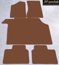 Fußmatten Kofferraumtepich Set für Opel Manta B 1975-88 Cognac Velours 5teilig