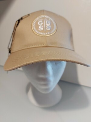 GSBS Baseball Cap Good Side Bad Side Crest Strapback Kappe beige neu mit Etikett UVP £30 