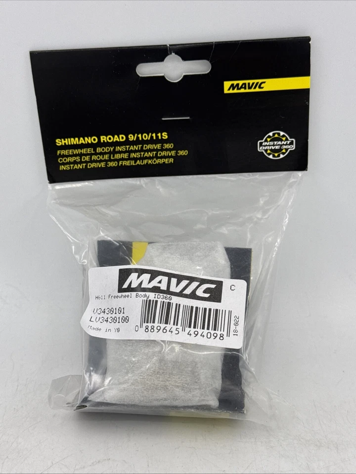 Buje libre MAVIC ID360 Instant Drive 360 Shimano Road 9/10/11 velocidades NUEVO EN BOLSA Foto 3 de 4