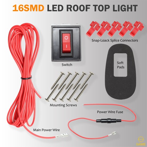5 x Smoked Lens Rooftop Cab Running Light LED White for Dodge RAM 1500 2500 3500 - Picture 6 of 8