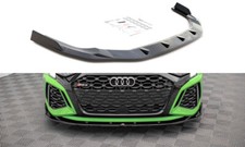 CUP Spoilerlippe SCHWARZ für Audi RS3 8Y S3 Frontspoiler Spoilerschwert Lippe V2