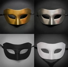 Classic Simple Timeless Masquerade Mask for Men W7344