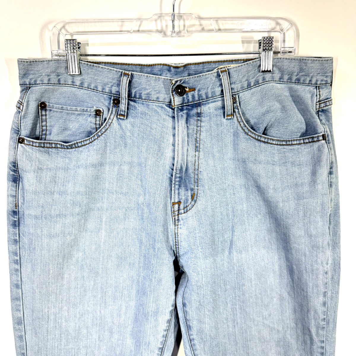 “CLOUDY BLEACHING”-HEMP SHIRTING- pants Daniel Cremieux Premium Men's Denim Jeans Actual Size 36Wx32L Blue