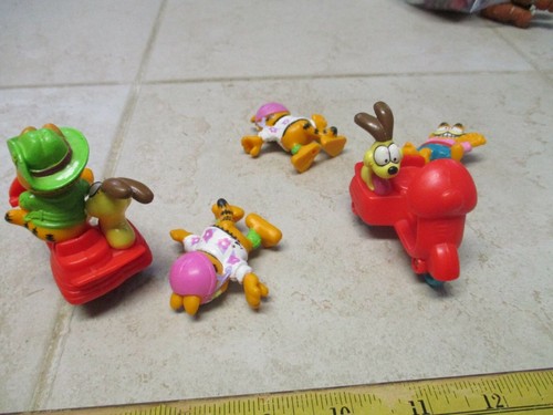 VTG Lot McDonalds Happy Meal Toys Garfield Odie Scooter Fast Food Premiums - Picture 4 of 4