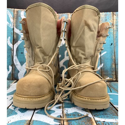NEW UFCW Mondo PT 8430 Steeltoe Tan Suede/Vibram Combat  display picture 3