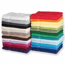 Multi-Buy 100% Egyptian Cotton Luxury Face Towels Wash Cloth With Hanging Loop