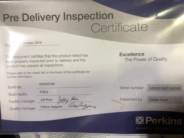 Perkins Diesel Engine 404C-22T Same As Cat 3024 TURBO used In Skid Steer