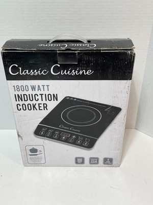 CLASSIC CUISINE 1800 WATT INDUCTION COOKER