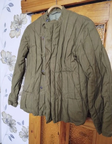 SOVIET Russian Army TELOGREIKA WW2 MILITARY WINTER JACKET FUFAIKA VATNIK Size 2