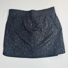 Orvis Womens Skirt Large Skort Black Outdoor Hiking Golf Tennis Activewear