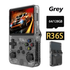 128GB,R36S Retro Handheld Video Game Console, Arkos System 3.5 Inch IPS Screen