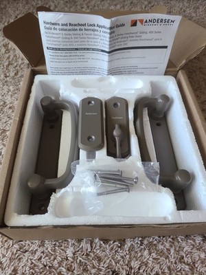 Stone Andersen Albany 2-Panel Frenchwood Gliding Door Trim Hardware Set 9007539
