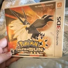 Pokémon Ultra Sun Nintendo 3DS Multiplayer Game with Case & Cartridge