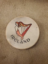 Mini Bodhran 8 inch Irish Drum Ireland Harp Motif no Beater