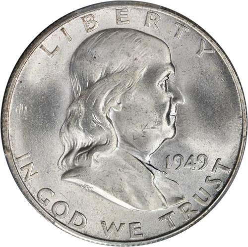1949-S Franklin Half Dollar PCGS MS65 Great Eye Appeal Nice Strike