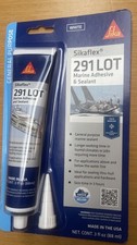SIKAFLEX 291 FAST CURE Marine Adhesive Sealant White 3 OZ. TUBE Fast Shipping
