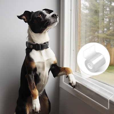 Door Protector from Dog Scratching, Window Sill Protector, Clear Sided Shield...
