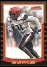 2021-22 Bowman University - 2000 Throwback Myjai Sanders #2kB-1