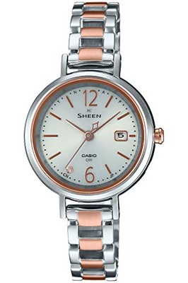 Unused CASIO SHEEN SHW-5400DSG-7AJF Silver Radio Controlled Women's Watch in Box