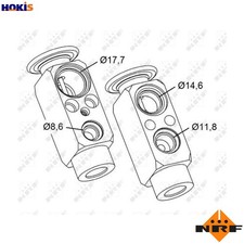 EXPANSION VALVE AIR CONDITIONING 38479 FOR RENAULT LAGUNA/Nevada/Grandtour 19