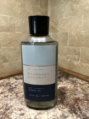 Bath & Body Works Mahogany Coconut 10 Oz Shower Gel **New