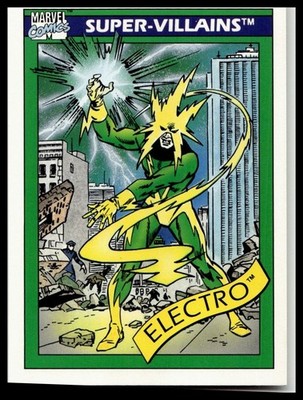 Marvel Comics Electro 1990 Super-Villains Marvel #58