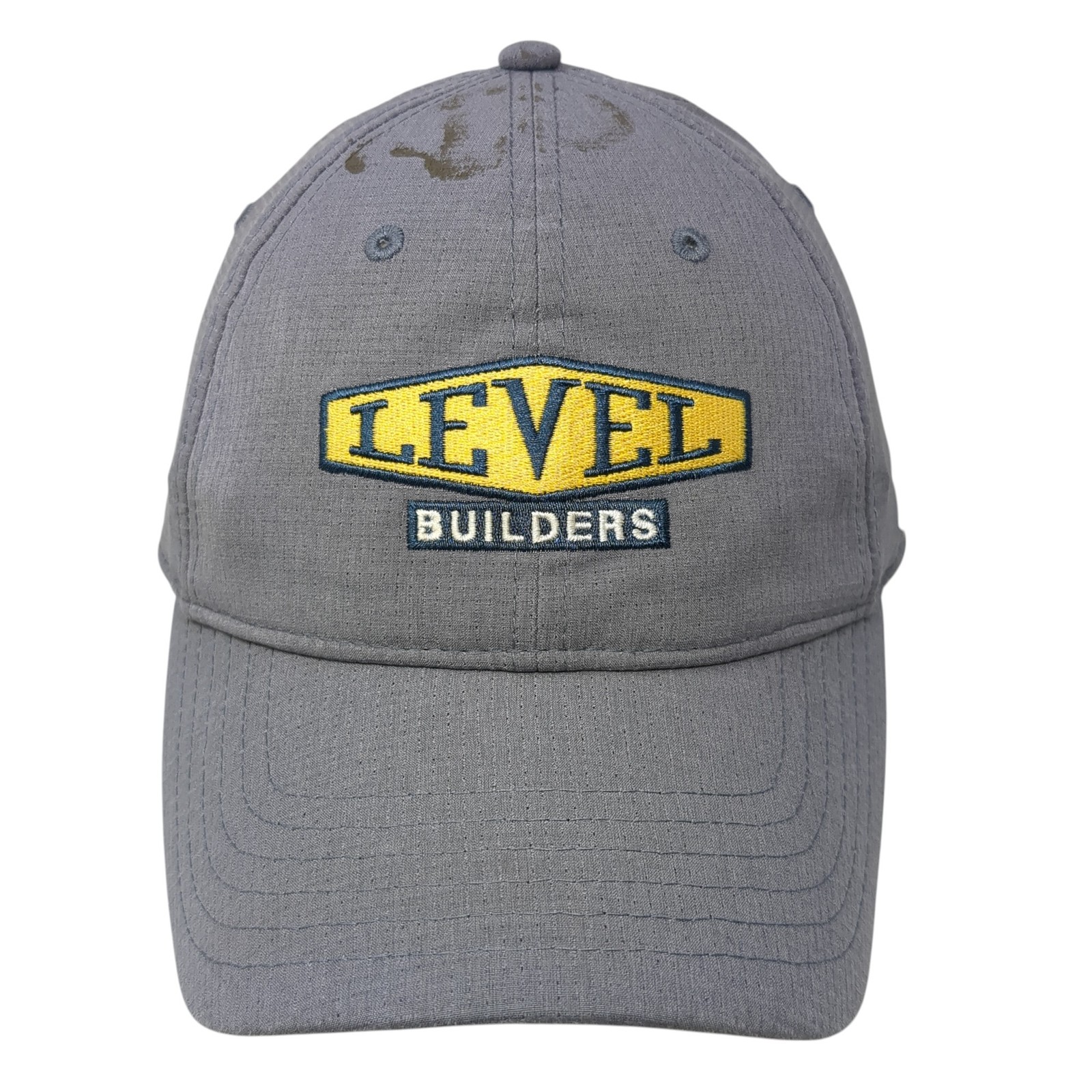 Level Builders Strapback Hat Gray One Size Adjust… - image 1