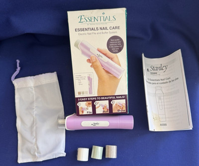 Stanley Home Products - Essentials Nail Care Electric Nail File & Buffer System