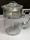 Vintage Pyrex #7826 Flameware Percolator/Coffee Pot 6 Cup Complete Old Style