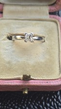 Diamond Platinum Engagement Ring Princess Cut full ASAY Hallmarks Beautiful 