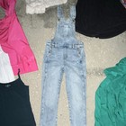LOFT Mixed Clothing Lot Black Cami, Denim Overalls, Dresses & Tops Floral — photo 8