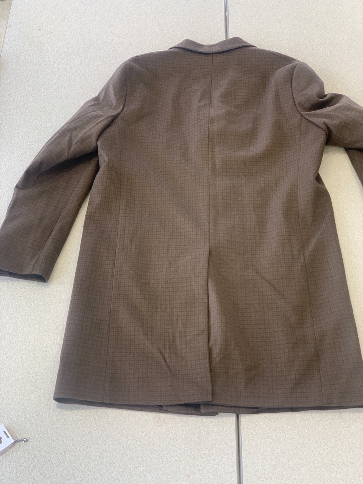 NWT Uniqlo Wool Cashmere Chesterfield Coat Mens Size M Brown Classic Tailored thumbnail 6