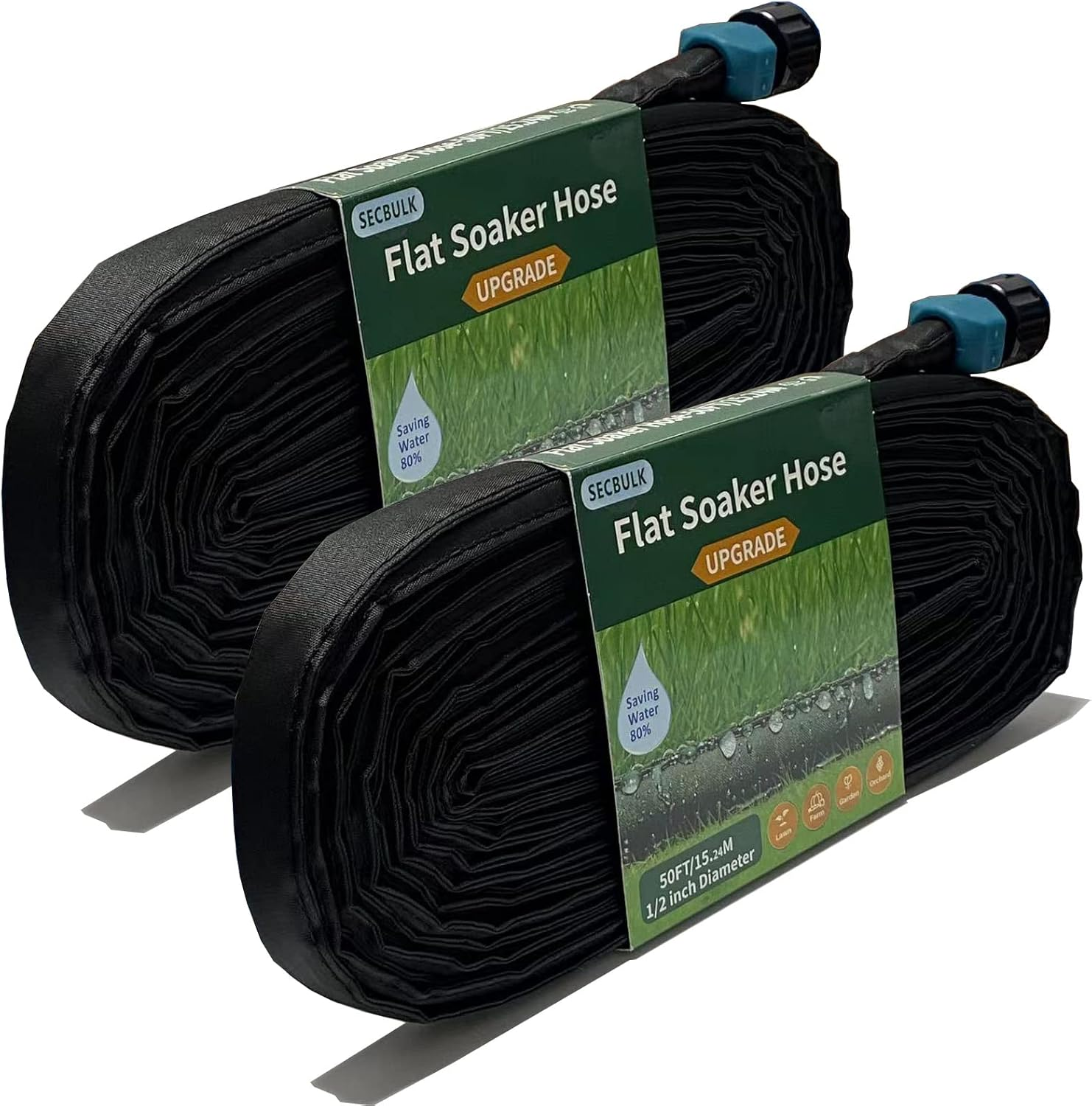 2025 100 Ft Soaker Hose - Linkable Drip System for Water Saving