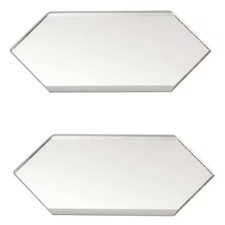 Mirredge 32502 Seam Plates, 3 In L, 1 1/2 In W, 1/8 In H, Mirror