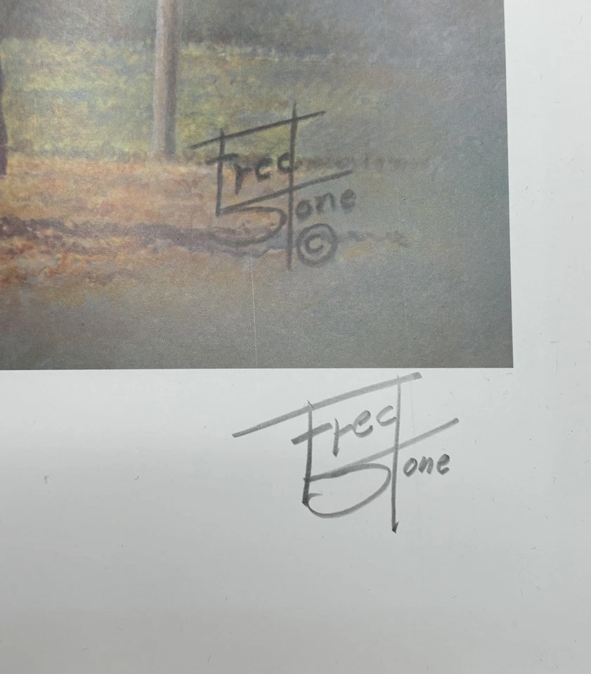 Póster Fred Stone Hail to the Queen Zenyatta firmado por Mike Smith Foto 3 de 4